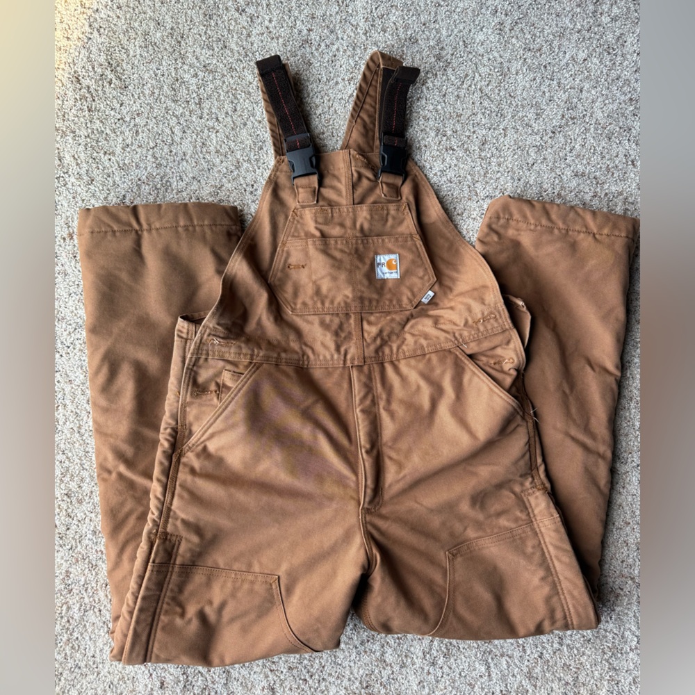 Men’s Carhartt Flame Resistant Quilt Lined Bibs - 32x34